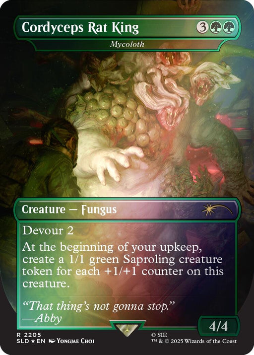 Image for Cordyceps Rat King - Mycoloth (Rainbow Foil) (2205) (Foil) [Secret Lair Drop Series] - Magic: The Gathering