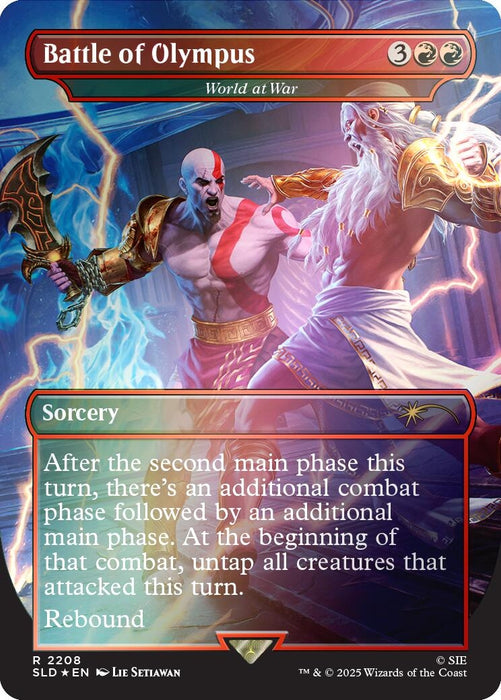 Image for Battle of Olympus - World at War (Rainbow Foil) (2208) (Foil) [Secret Lair Drop Series] - Magic: The Gathering