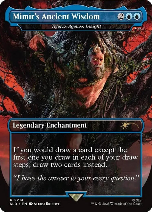 Image for Mimir's Ancient Wisdom - Teferi's Ageless Insight (2214) (Foil) [Secret Lair Drop Series] - Magic: The Gathering