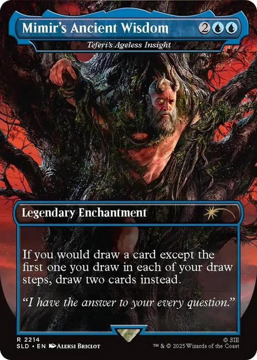 Image for Mimir's Ancient Wisdom - Teferi's Ageless Insight (2214) (Foil) [Secret Lair Drop Series] - Magic: The Gathering