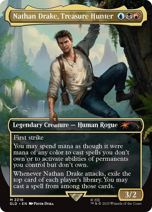 Image for Nathan Drake, Treasure Hunter (2216) [Secret Lair Drop Series] - Magic: The Gathering