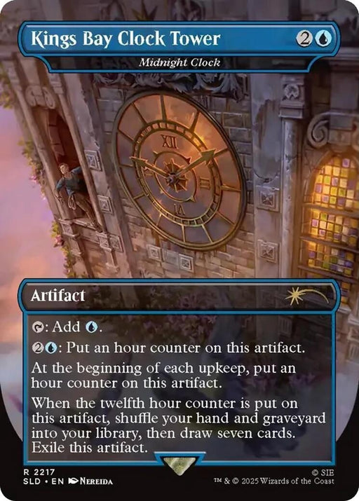 Image for Kings Bay Clock Tower - Midnight Clock (2217) [Secret Lair Drop Series] - Magic: The Gathering