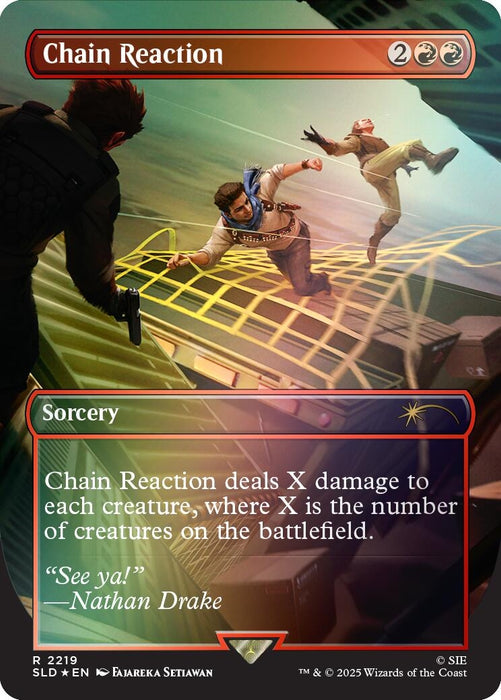 Image for Chain Reaction (Rainbow Foil) (2219) (Foil) [Secret Lair Drop Series] - Magic: The Gathering