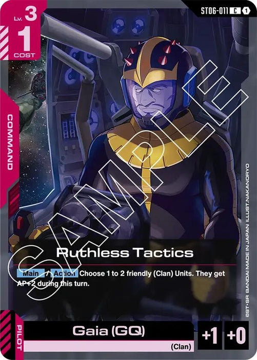 Image for Ruthless Tactics (ST06-011) [Starter Deck 06: Clan Unity] - Gundam Card Game