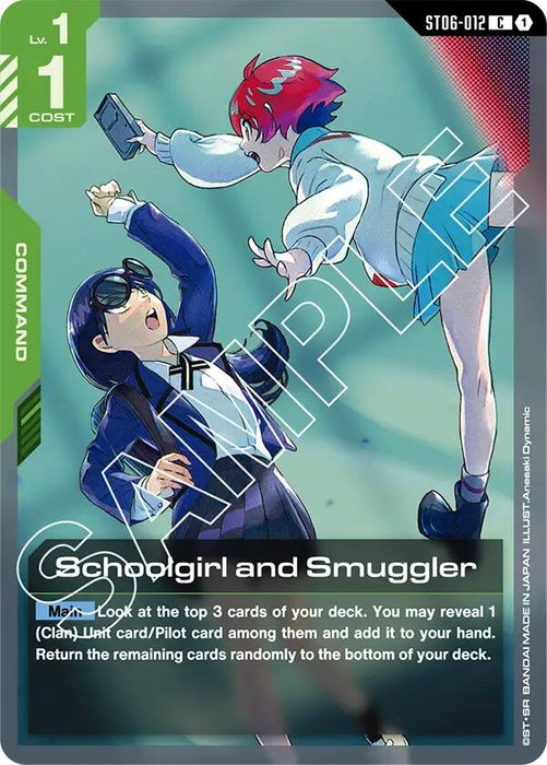 Image for Schoolgirl and Smuggler (ST06-012) [Starter Deck 06: Clan Unity] - Gundam Card Game