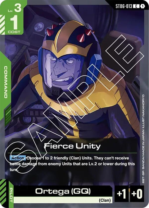 Image for Fierce Unity (ST06-013) [Starter Deck 06: Clan Unity] - Gundam Card Game
