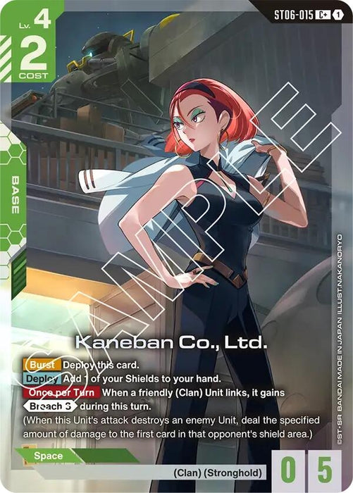 Image for Kaneban Co., Ltd. (C+) (ST06-015) (Holofoil) [Starter Deck 06: Clan Unity] - Gundam Card Game
