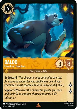 Baloo - Friend and Guardian (1/204) Cold Foil [Whispers in the Well]