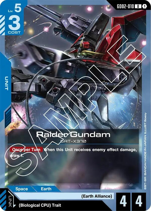 Image for Raider Gundam (GD02-010) [Dual Impact] - Gundam Card Game