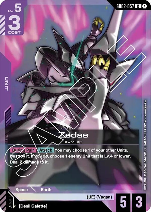 Zedas (GD02-057) [Dual Impact] (Holofoil)