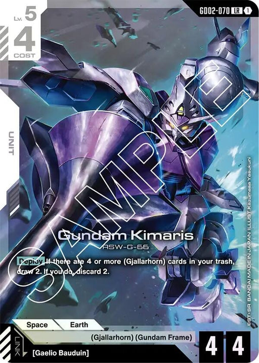 Image for Gundam Kimaris (GD02-070) [Dual Impact] (Holofoil) - Gundam Card Game