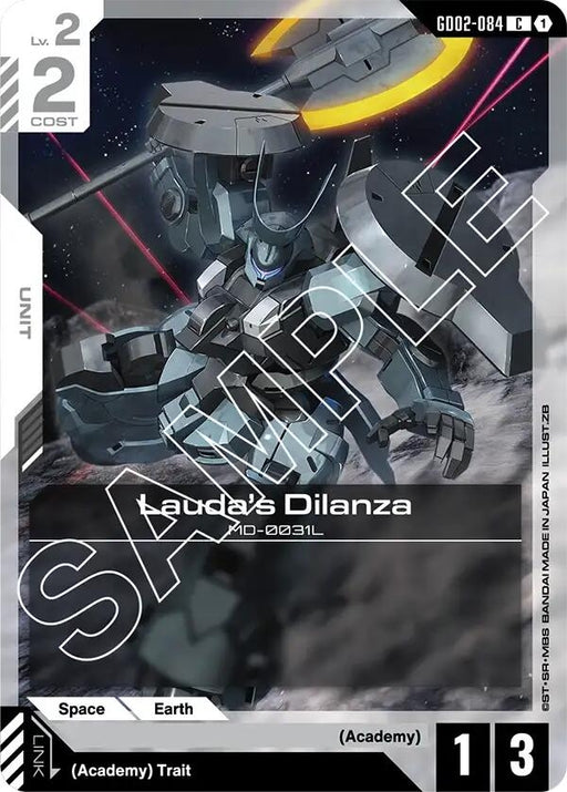 Image for Lauda's Dilanza (GD02-084) [Dual Impact] - Gundam Card Game