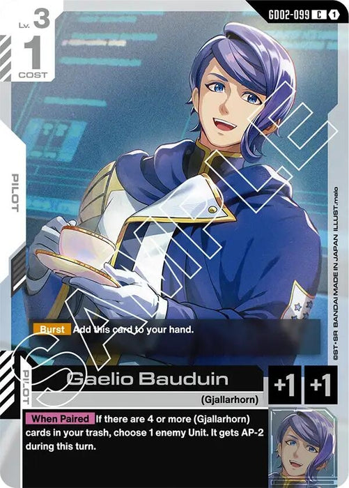 Image for Gaelio Bauduin (GD02-099) [Dual Impact] - Gundam Card Game