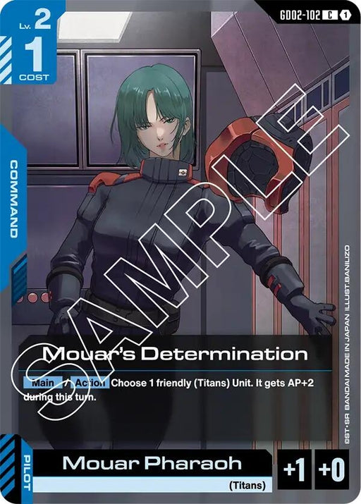Image for Mouar's Determination (GD02-102) [Dual Impact] - Gundam Card Game