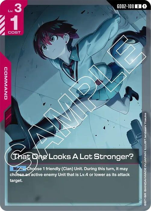 Image for That One Looks A Lot Stronger? (GD02-108) [Dual Impact] - Gundam Card Game