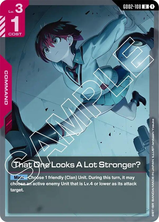 Image for That One Looks A Lot Stronger? (GD02-108) [Dual Impact] - Gundam Card Game