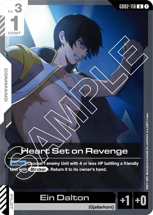 Image for Heart Set on Revenge (GD02-118) [Dual Impact] - Gundam Card Game