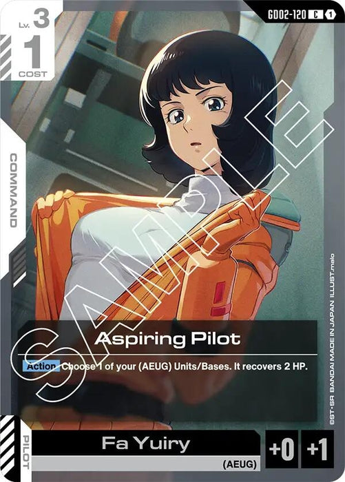 Image for Aspiring Pilot (GD02-120) [Dual Impact] - Gundam Card Game