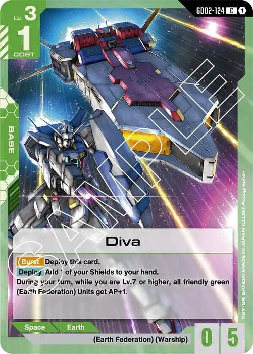 Image for Diva (GD02-124) [Dual Impact] - Gundam Card Game