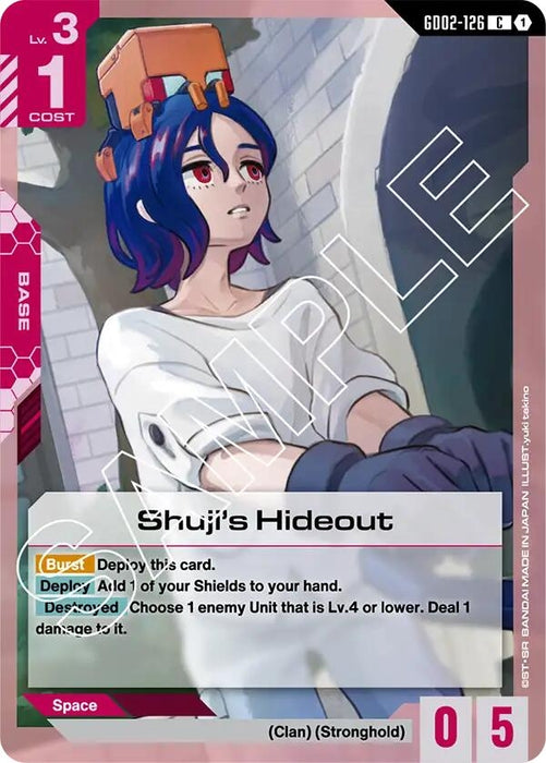 Image for Shuji's Hideout (GD02-126) [Dual Impact] - Gundam Card Game