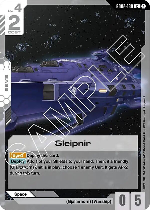Image for Sleipnir (GD02-130) [Dual Impact] - Gundam Card Game