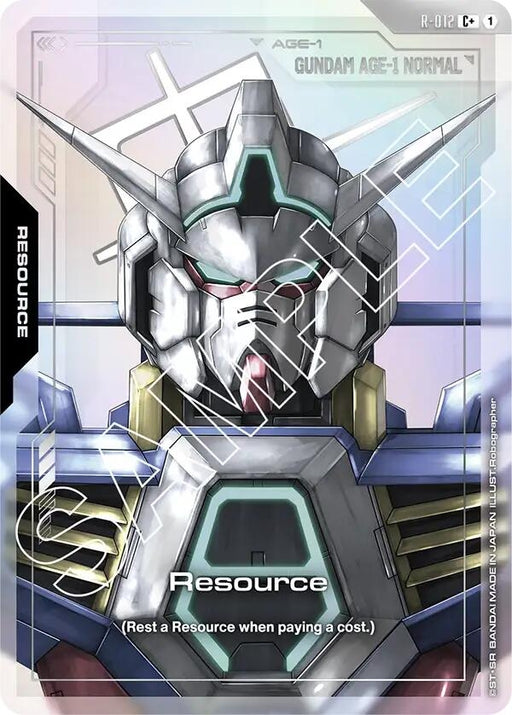 Image for Resource (R-012) (C+) (R-012) [Dual Impact] (Holofoil) - Gundam Card Game
