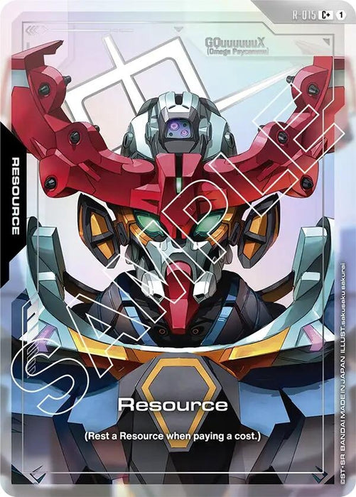 Image for Resource (R-015) (C+) (R-015) [Dual Impact] (Holofoil) - Gundam Card Game
