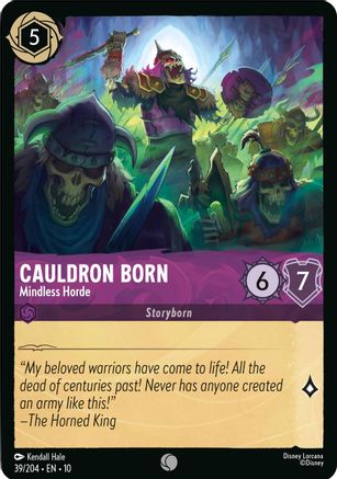Cauldron Born - Mindless Horde (39/204) Cold Foil [Whispers in the Well]