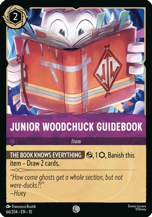 Junior Woodchuck Guidebook (66/204) Cold Foil [Whispers in the Well]