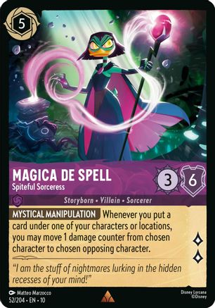 Magica De Spell - Spiteful Sorceress (52/204) Cold Foil [Whispers in the Well]