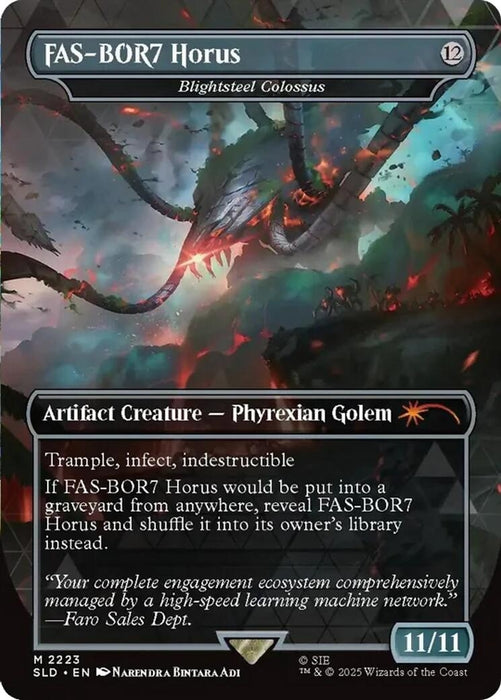 Image for FAS-BOR7 Horus - Blightsteel Colossus (2223) [Secret Lair Drop Series] - Magic: The Gathering