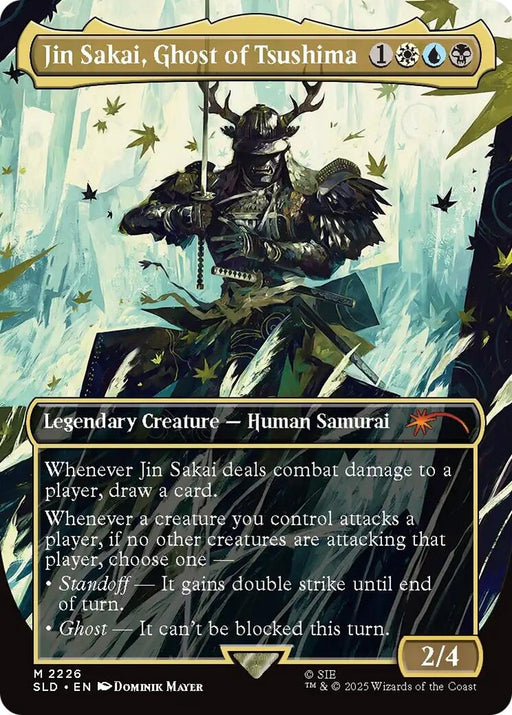 Image for Jin Sakai, Ghost of Tsushima (2226) [Secret Lair Drop Series] - Magic: The Gathering