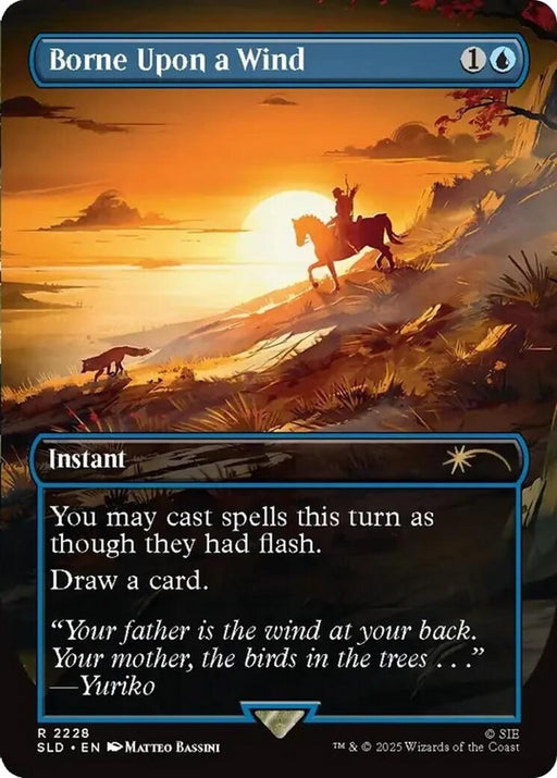 Image for Borne Upon a Wind (2228) [Secret Lair Drop Series] - Magic: The Gathering