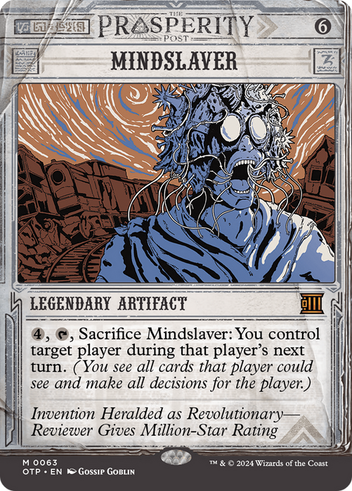 Mindslaver (Showcase) (Borderless) [OTP-063] Foil - Breaking News