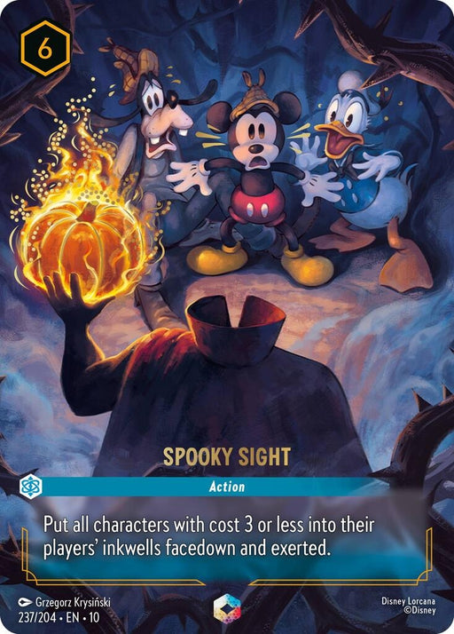 Image for Spooky Sight (Enchanted) (237/204) (Holofoil) [Whispers in the Well] - Disney Lorcana