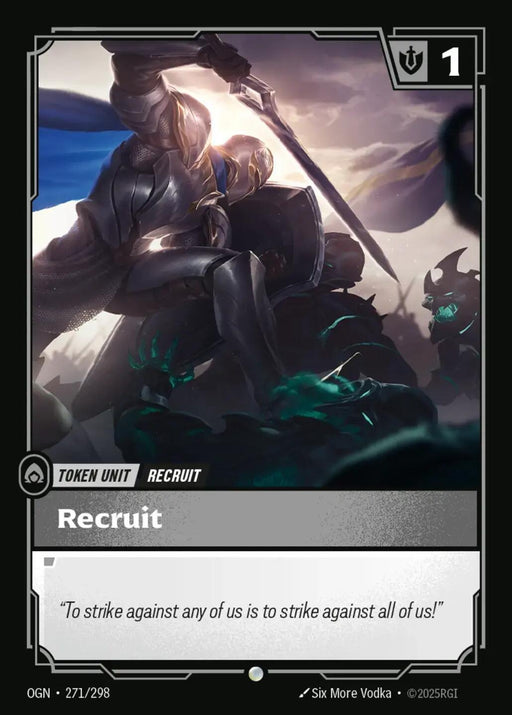 Image for Recruit (271) // Buff (271/298) [Origins] - Riftbound: League of Legends Trading Card Game