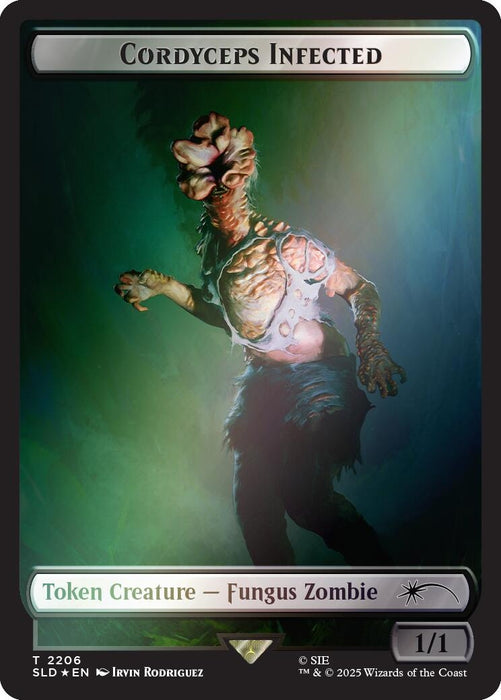 Image for Cordyceps Infected Token (2206) (Rainbow Foil) (2206) (Foil) [Secret Lair Drop Series] - Magic: The Gathering
