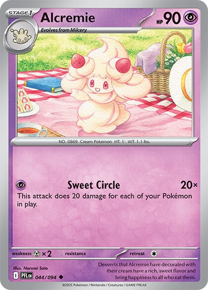 Image for Alcremie (044/094) (Reverse Holofoil) [ME02: Phantasmal Flames] - Pokemon