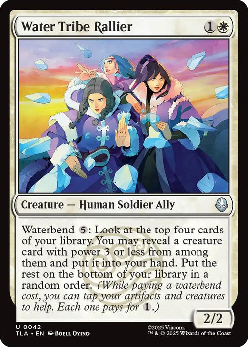 Image for Water Tribe Rallier (42) [Avatar: The Last Airbender] - Magic: The Gathering