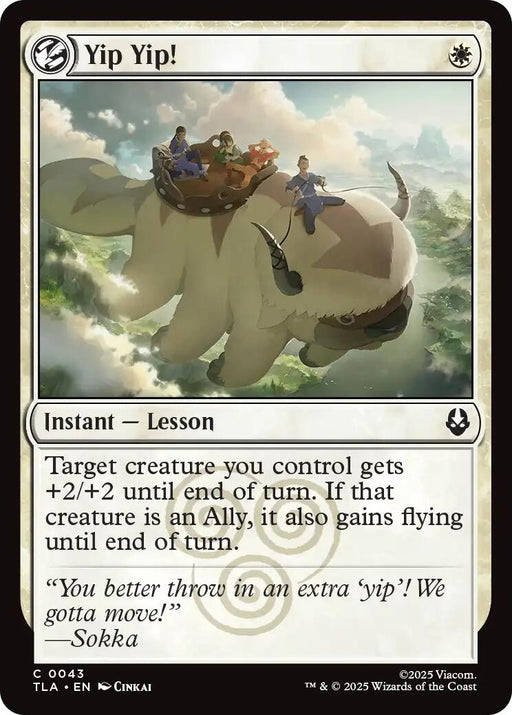 Image for Yip Yip! (43) (Foil) [Avatar: The Last Airbender] - Magic: The Gathering