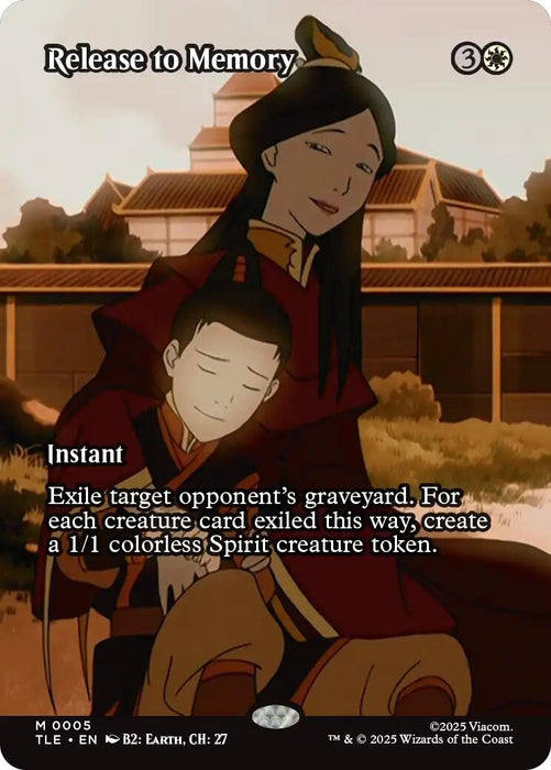 Image for Release to Memory (Borderless) (5) (Foil) [Avatar: The Last Airbender: Eternal-Legal] - Magic: The Gathering