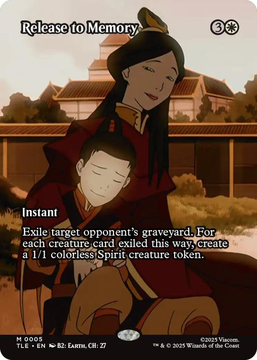 Image for Release to Memory (Borderless) (5) [Avatar: The Last Airbender: Eternal-Legal] - Magic: The Gathering