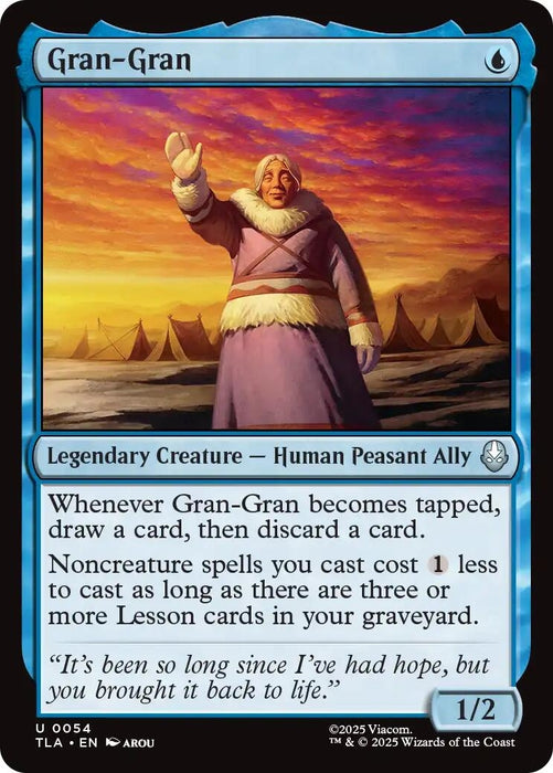 Image for Gran-Gran (54) (Foil) [Avatar: The Last Airbender] - Magic: The Gathering