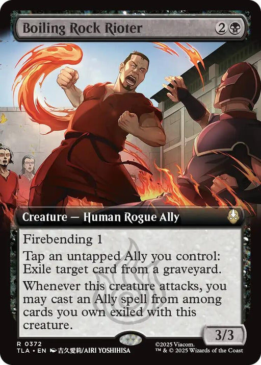 Image for Boiling Rock Rioter (Extended Art) (372) (Foil) [Avatar: The Last Airbender] - Magic: The Gathering