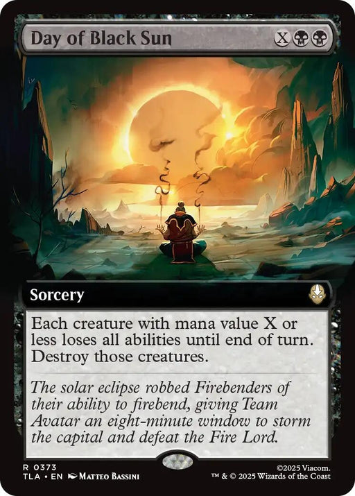 Image for Day of Black Sun (Extended Art) (373) (Foil) [Avatar: The Last Airbender] - Magic: The Gathering