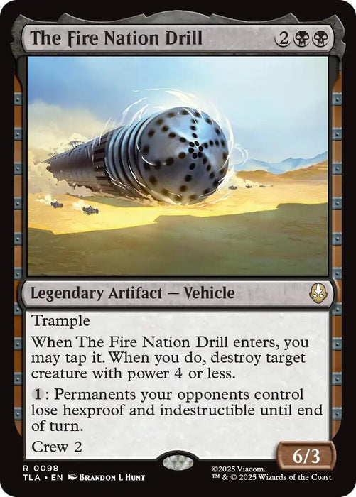 Image for The Fire Nation Drill (98) [Avatar: The Last Airbender] - Magic: The Gathering