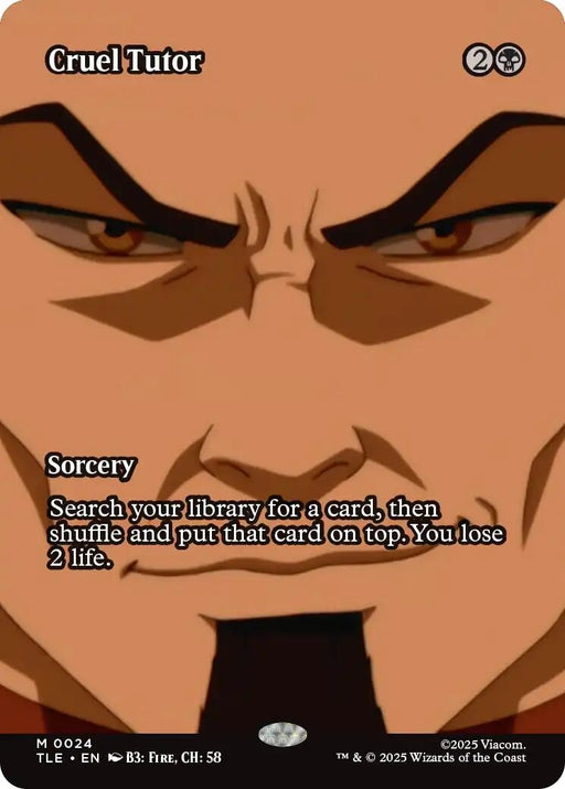 Image for Cruel Tutor (Borderless) (24) (Foil) [Avatar: The Last Airbender: Eternal-Legal] - Magic: The Gathering