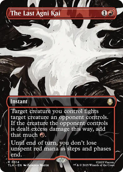 The Last Agni Kai (Borderless) (314) (Foil) [Avatar: The Last Airbender]