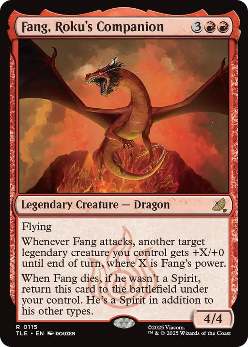 Image for Fang, Roku's Companion (115) [Avatar: The Last Airbender: Eternal-Legal] - Magic: The Gathering