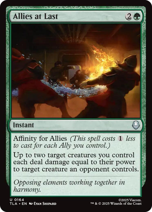 Image for Allies at Last (164) [Avatar: The Last Airbender] - Magic: The Gathering